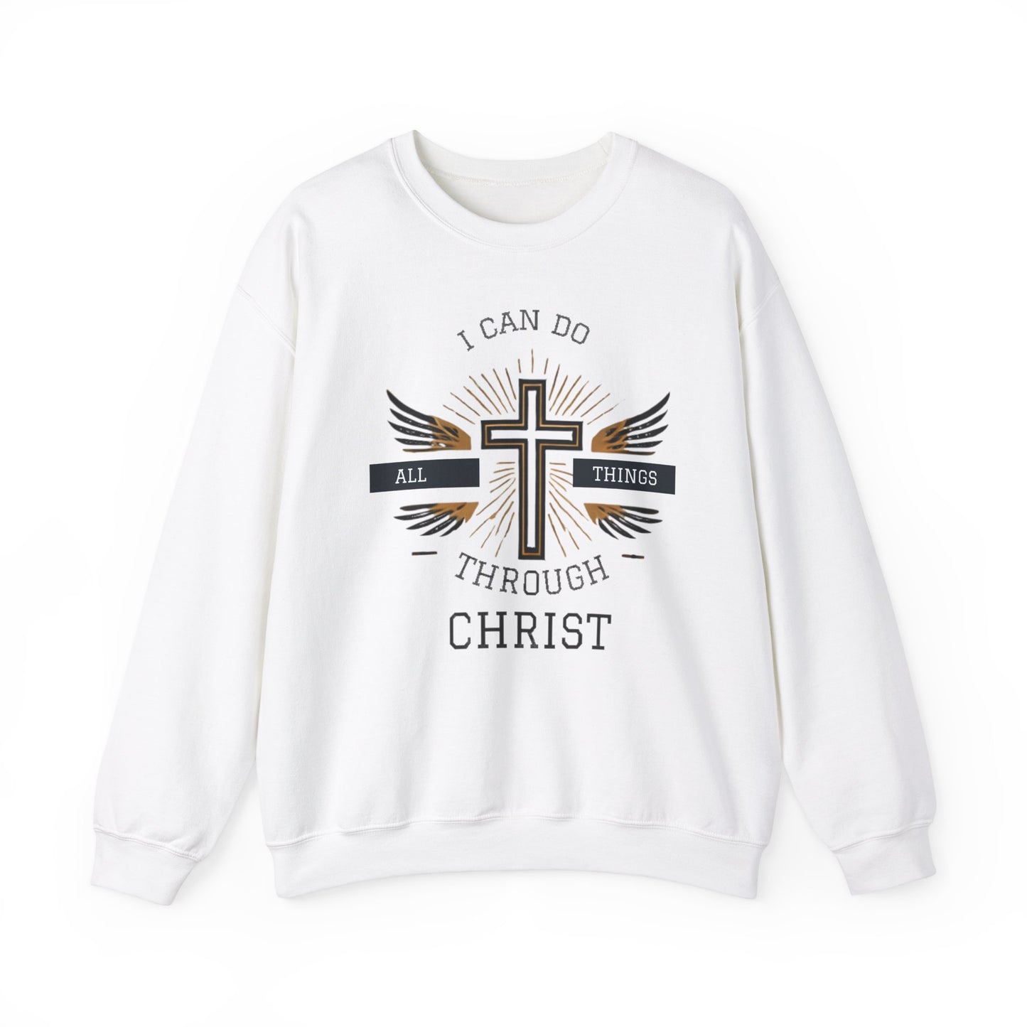 All Things Through Christ Unisex Heavy Blend™ Crewneck Sweatshirt