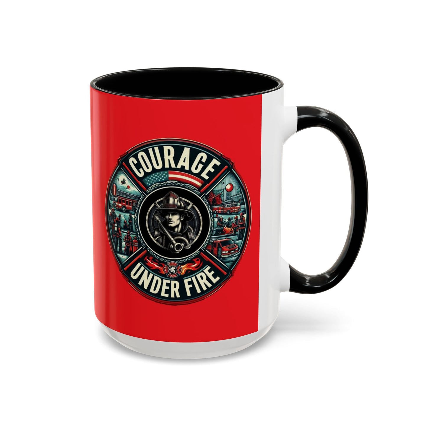 Courage Under Fire - 11oz, 15oz Coffee Mug