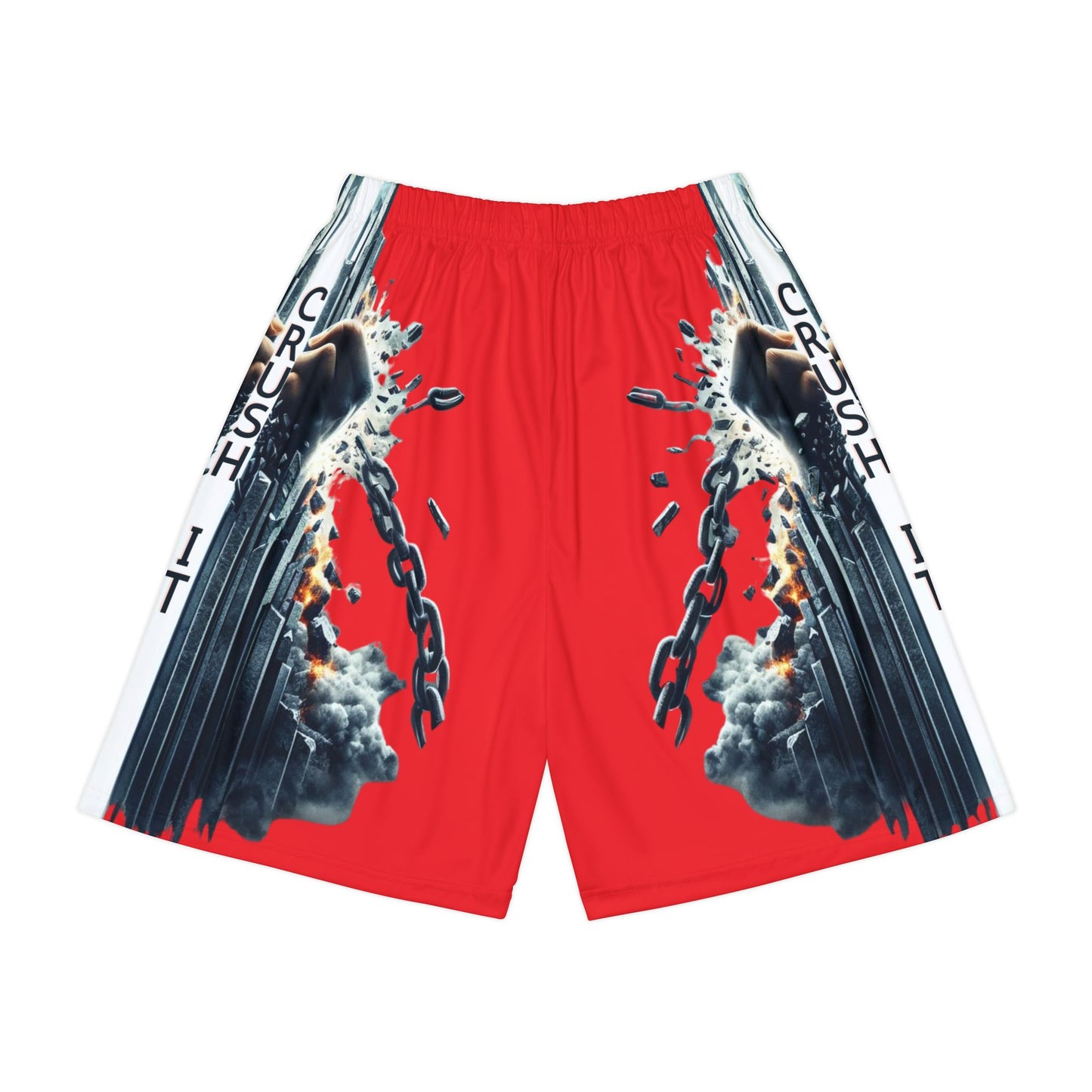 CRUSH IT! - Men’s Sports Shorts - Red