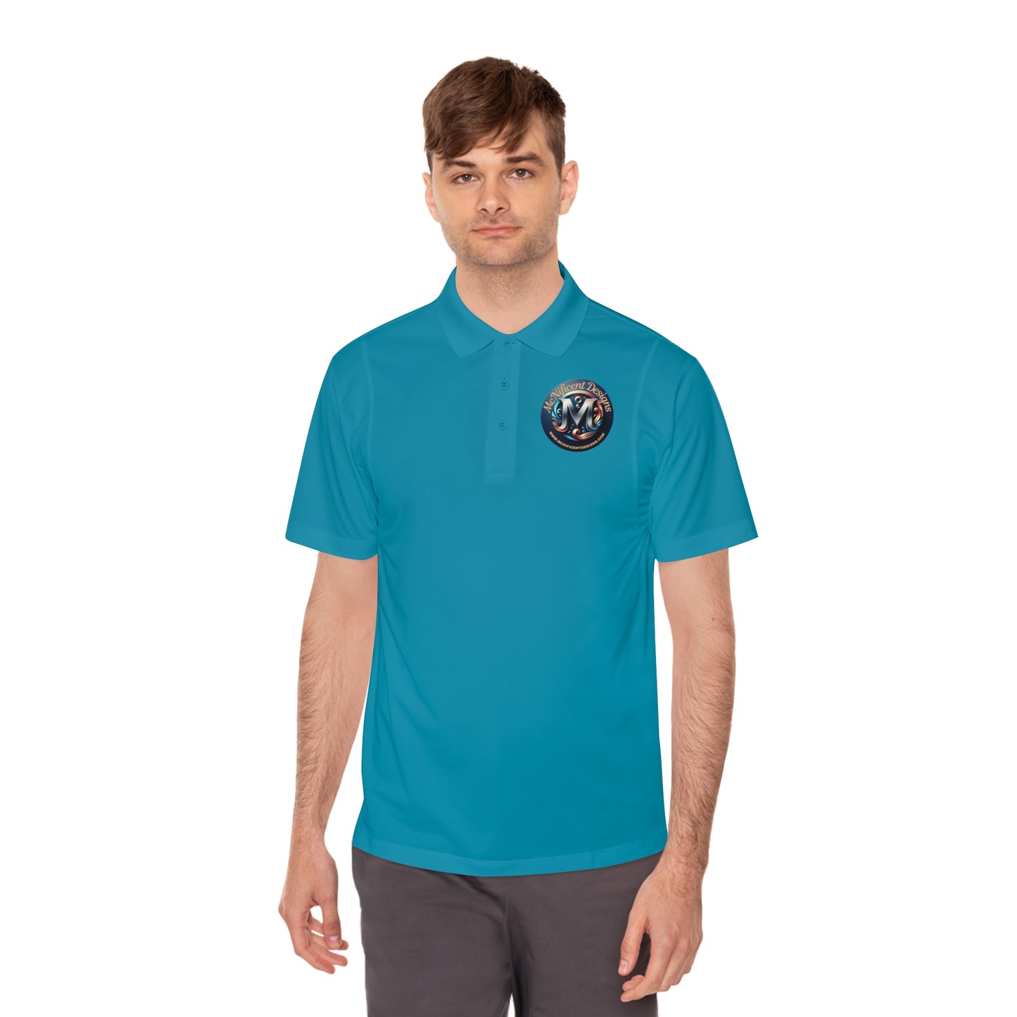 McNificent Designs Men's Sport Polo Shirt