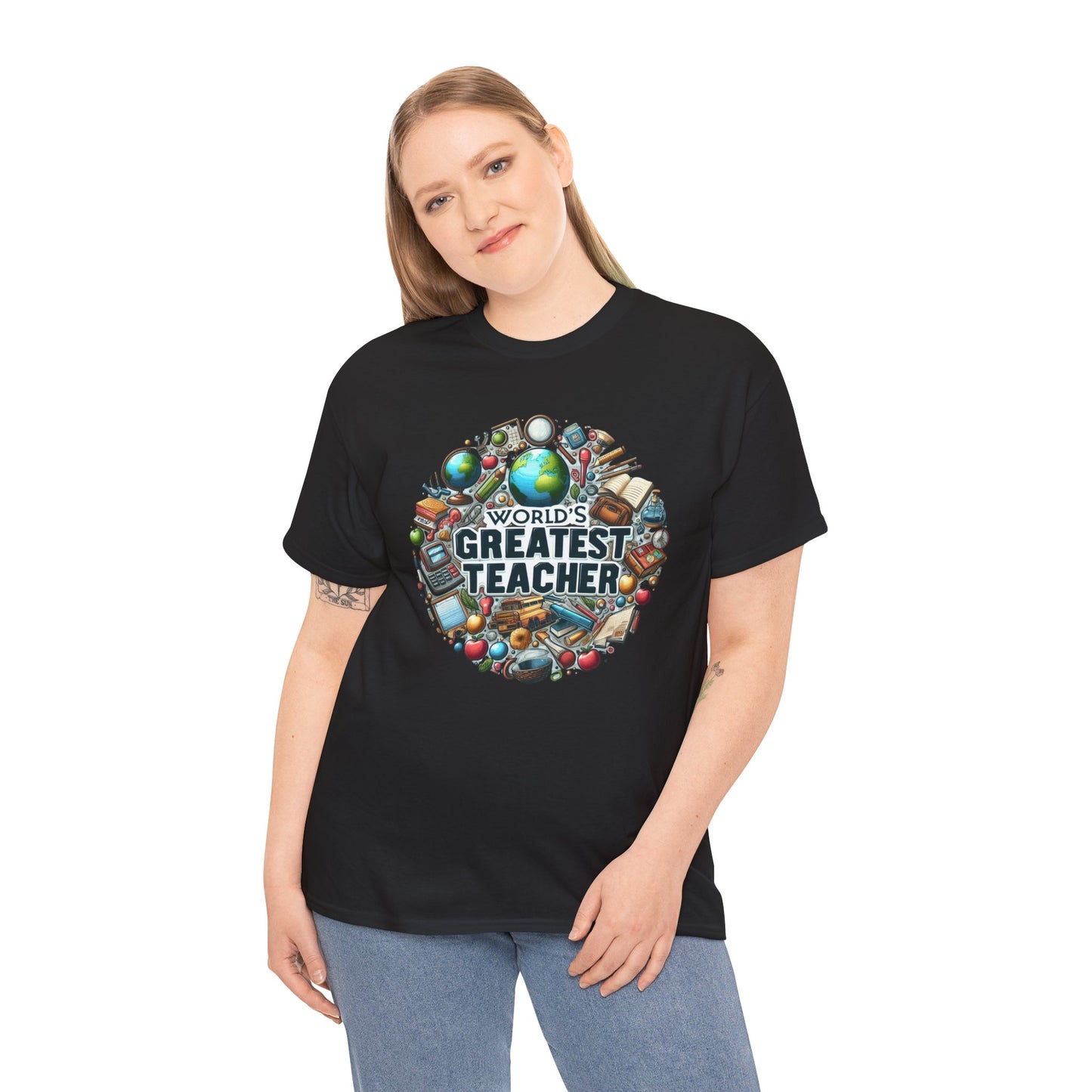 World's Greatest Teacher - Unisex Heavy Cotton Tee (G3)
