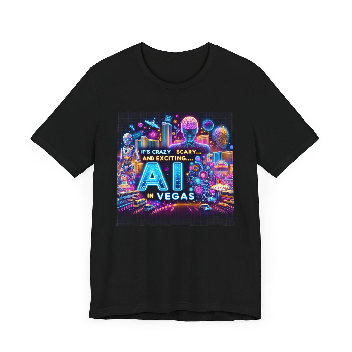 Welcome To AI In Vegas - Unisex Jersey Short Sleeve Tee