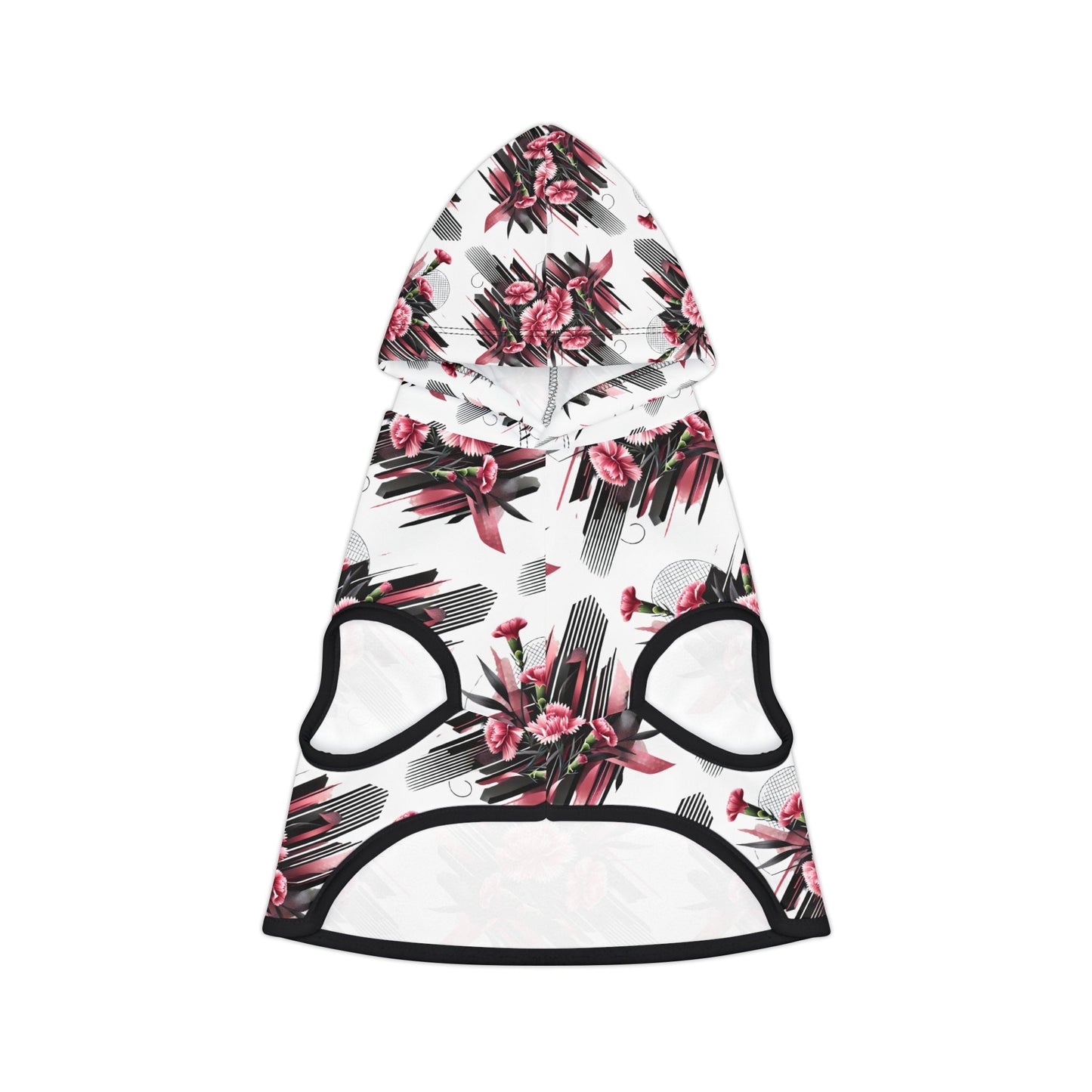 Pink Carnations Pet Hoodie