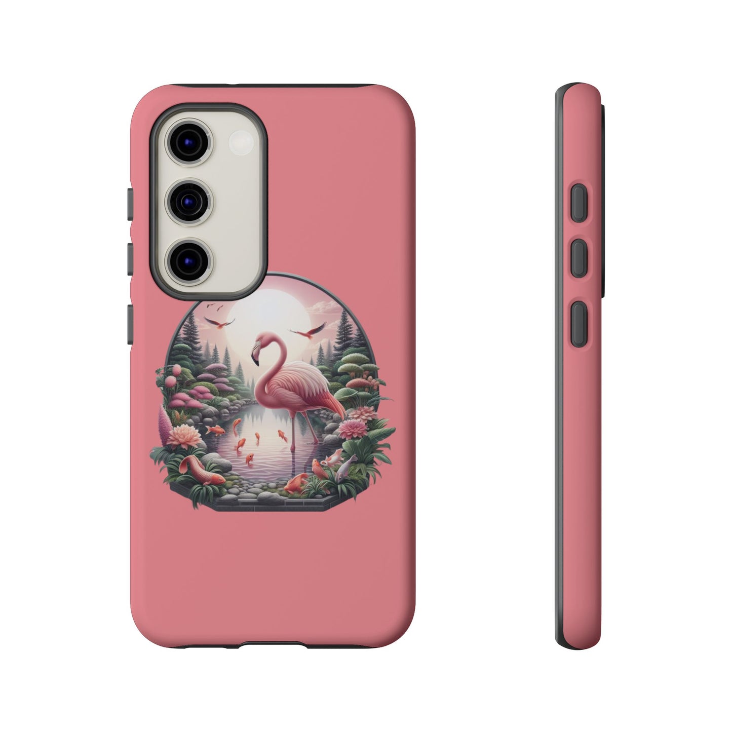 Pink Flamingo - iPhone Tough Phone Case