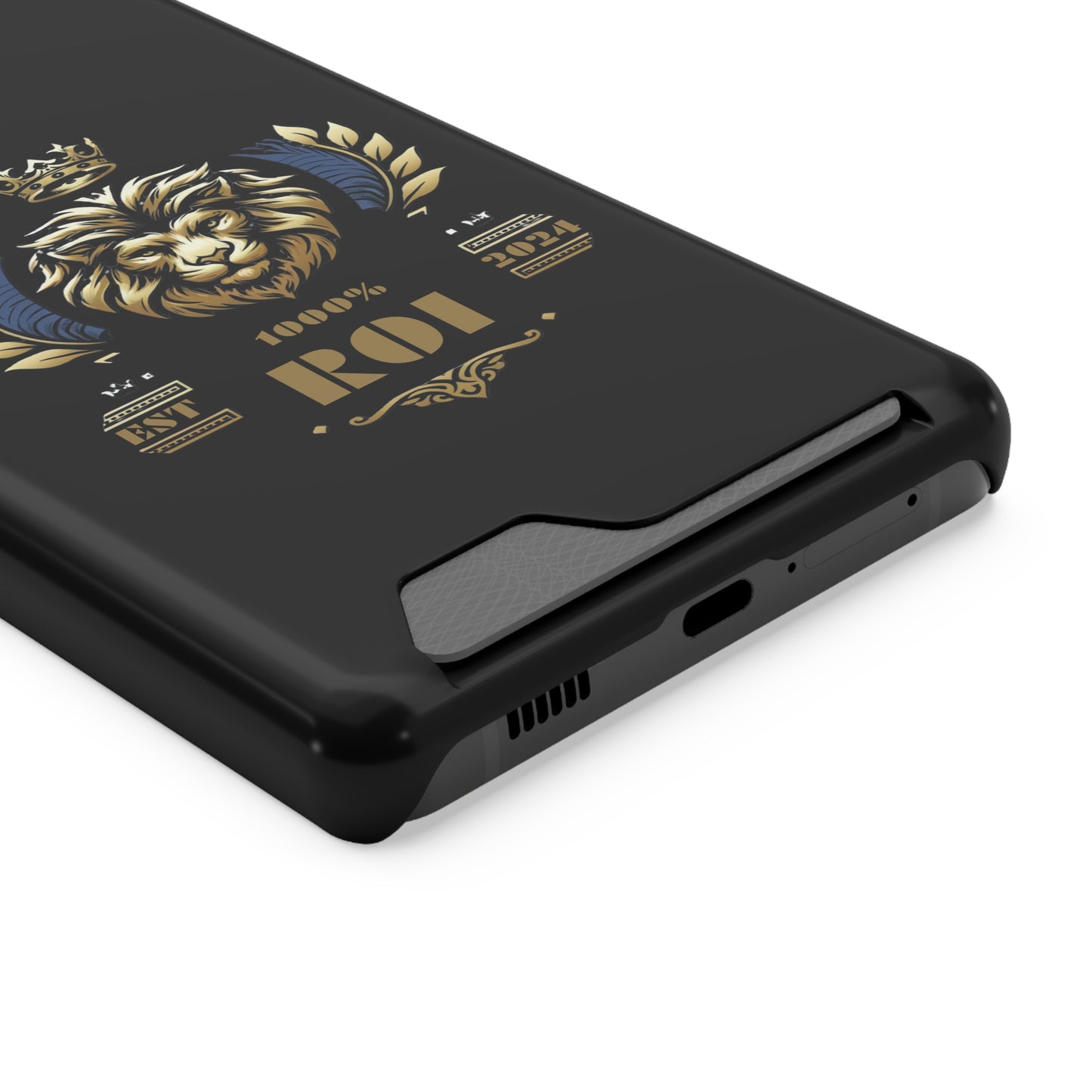 1000%ROI Phone Case With Card Holder (Compatible with iPhone 13, and Samsung Galaxy S21, S22 models)