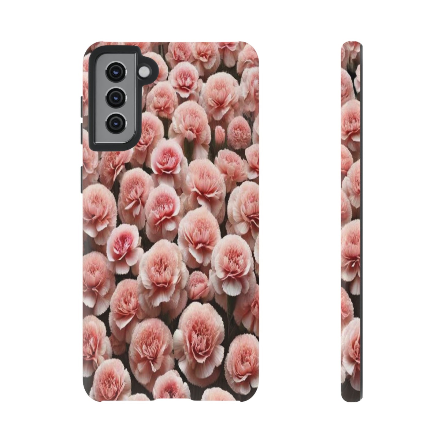 Pink Carnations - Durable Tough Phone Cases