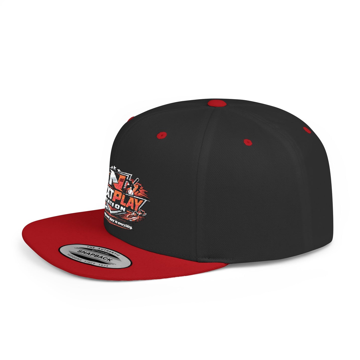 Snapback Hat — 'Next Play Nation' Flat-Bill Baseball Cap (Streetwear Gaming Logo)