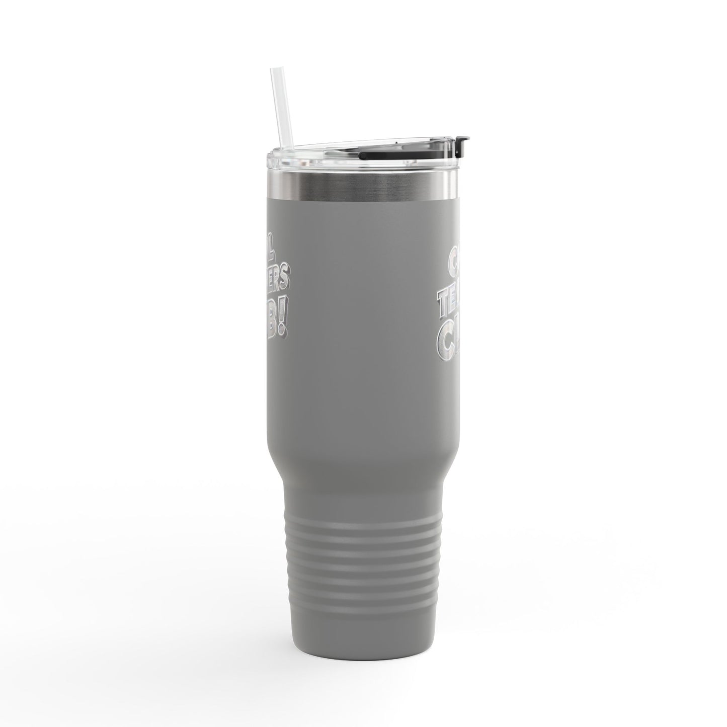Cool Teacher's Club, Spill-proof, 40oz Stainless Steel Insulated Travel Mug