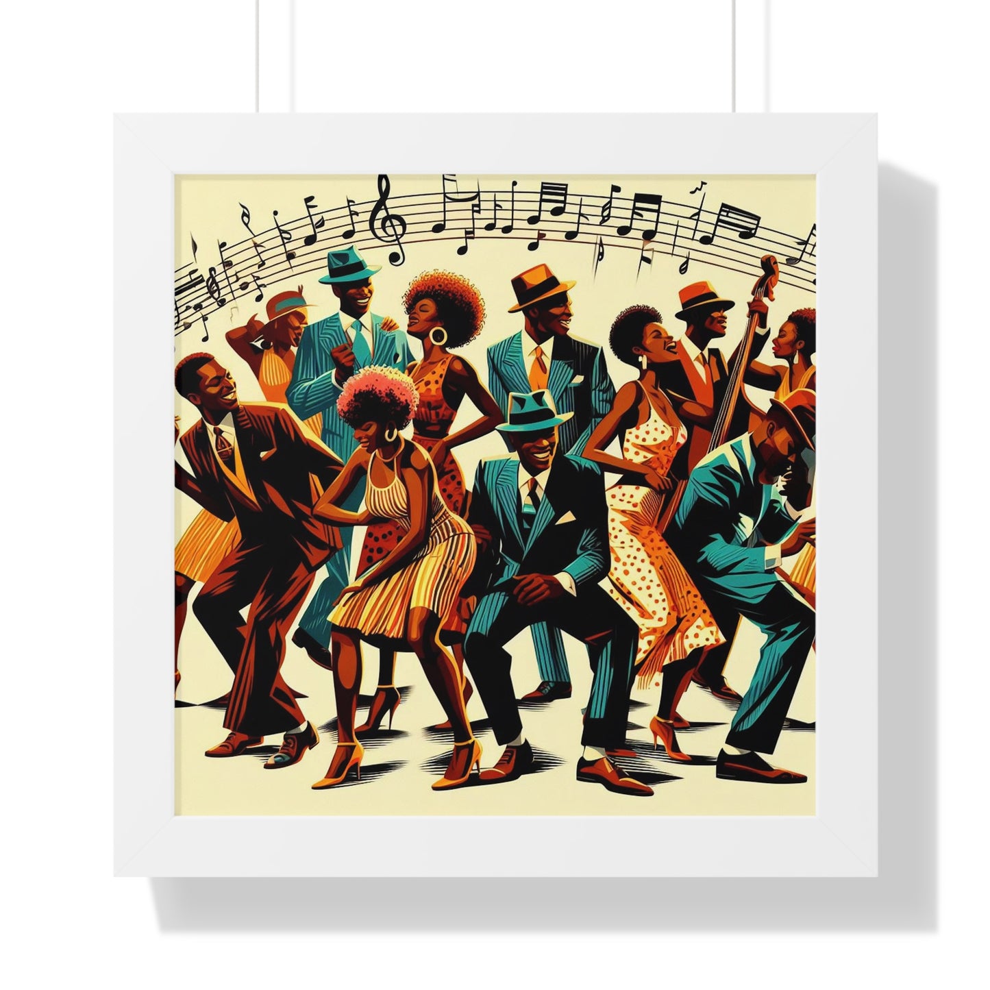 How Low Can U Go -  Unique Wall Art - Framed Vertical Poster