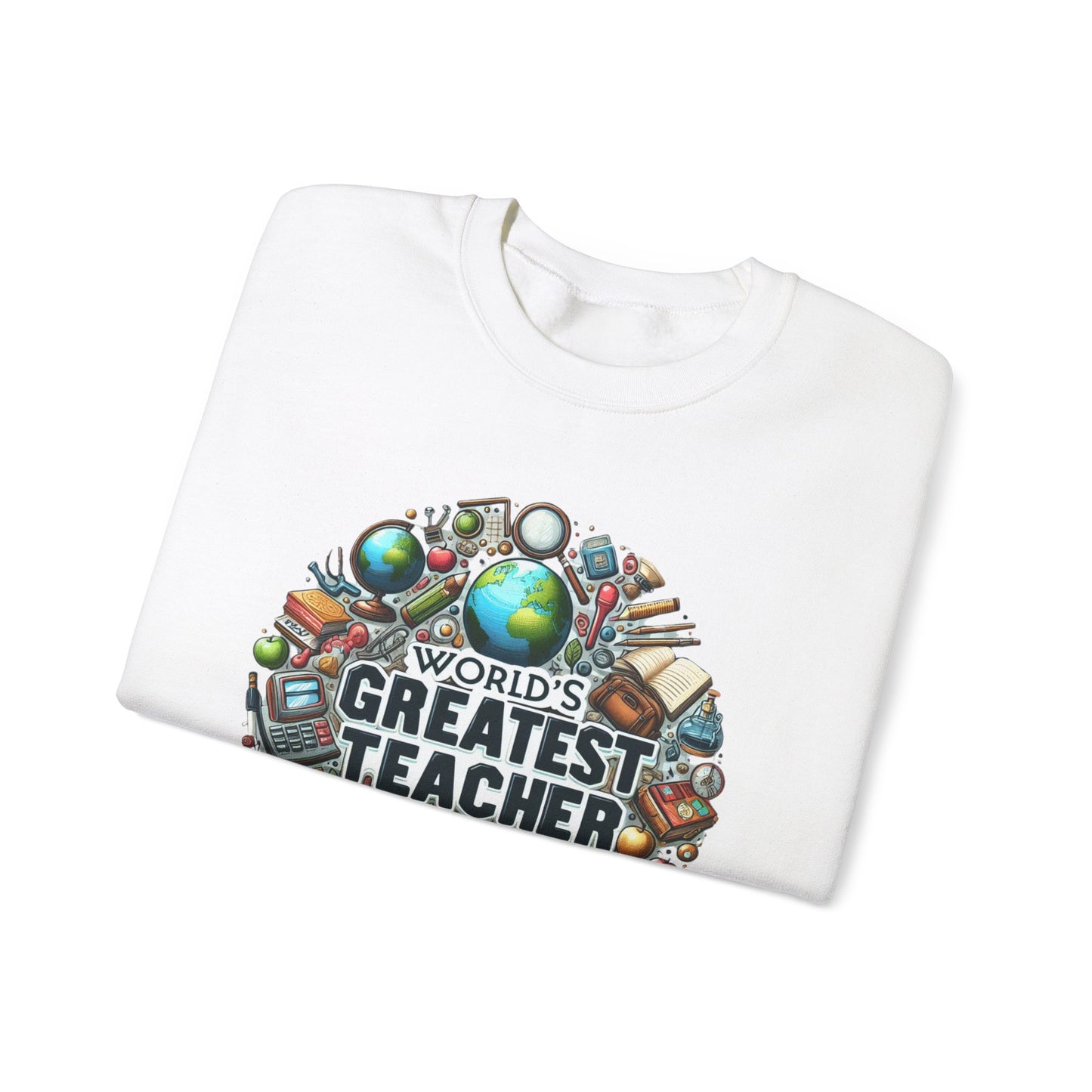 World's Greatest Teacher - Unisex Heavy Blend™ Crewneck Sweatshirt (G3)