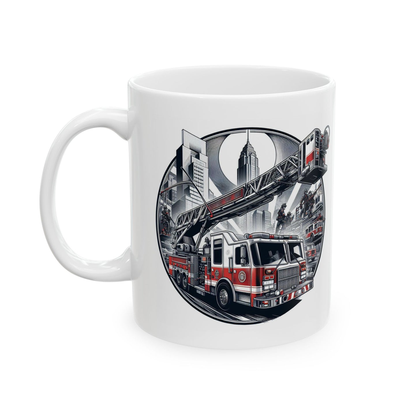 Courage Under Fire - Hook and Ladder - 11oz Ceramic Mug