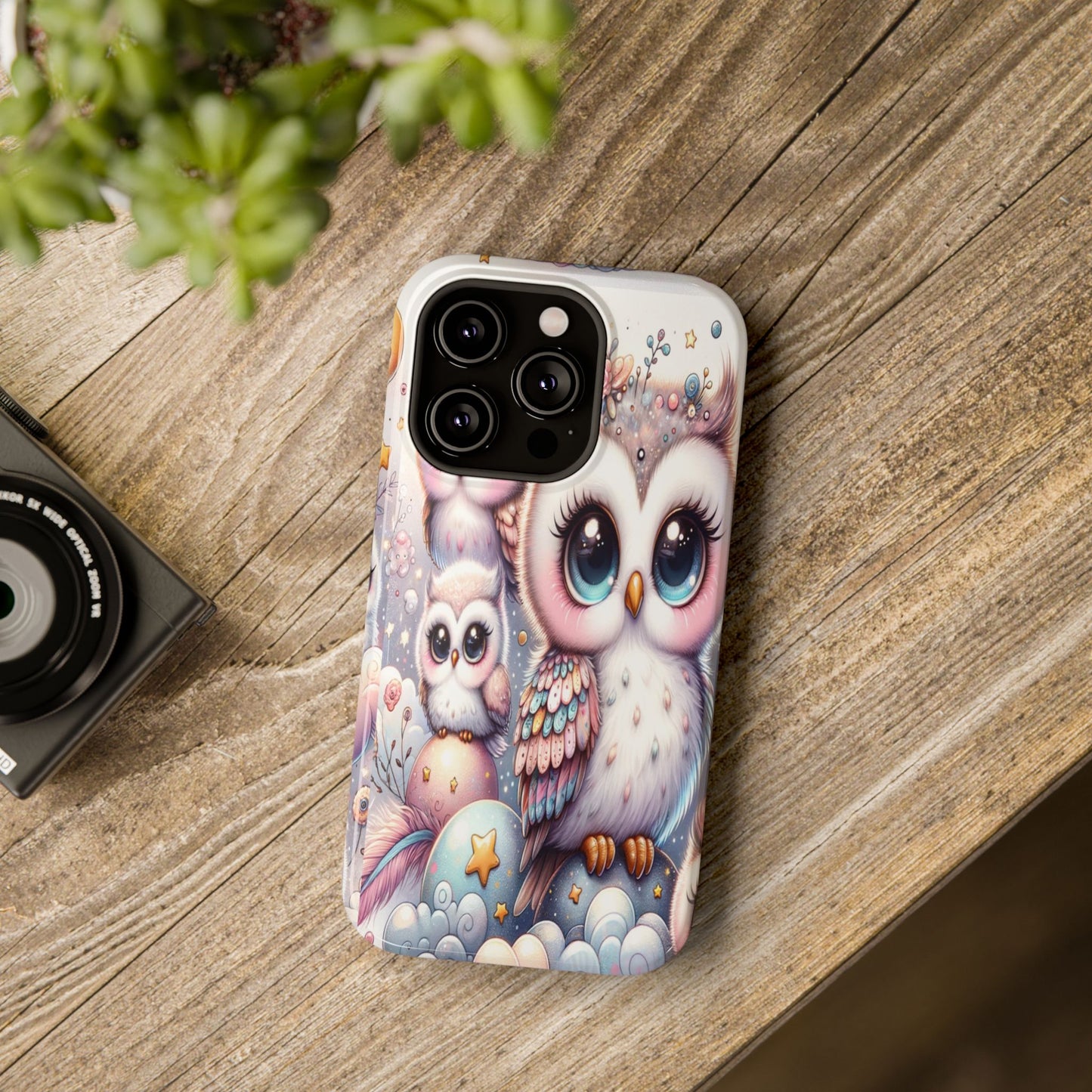 Cutesy Owl Impact-Resistant Phone Cases
