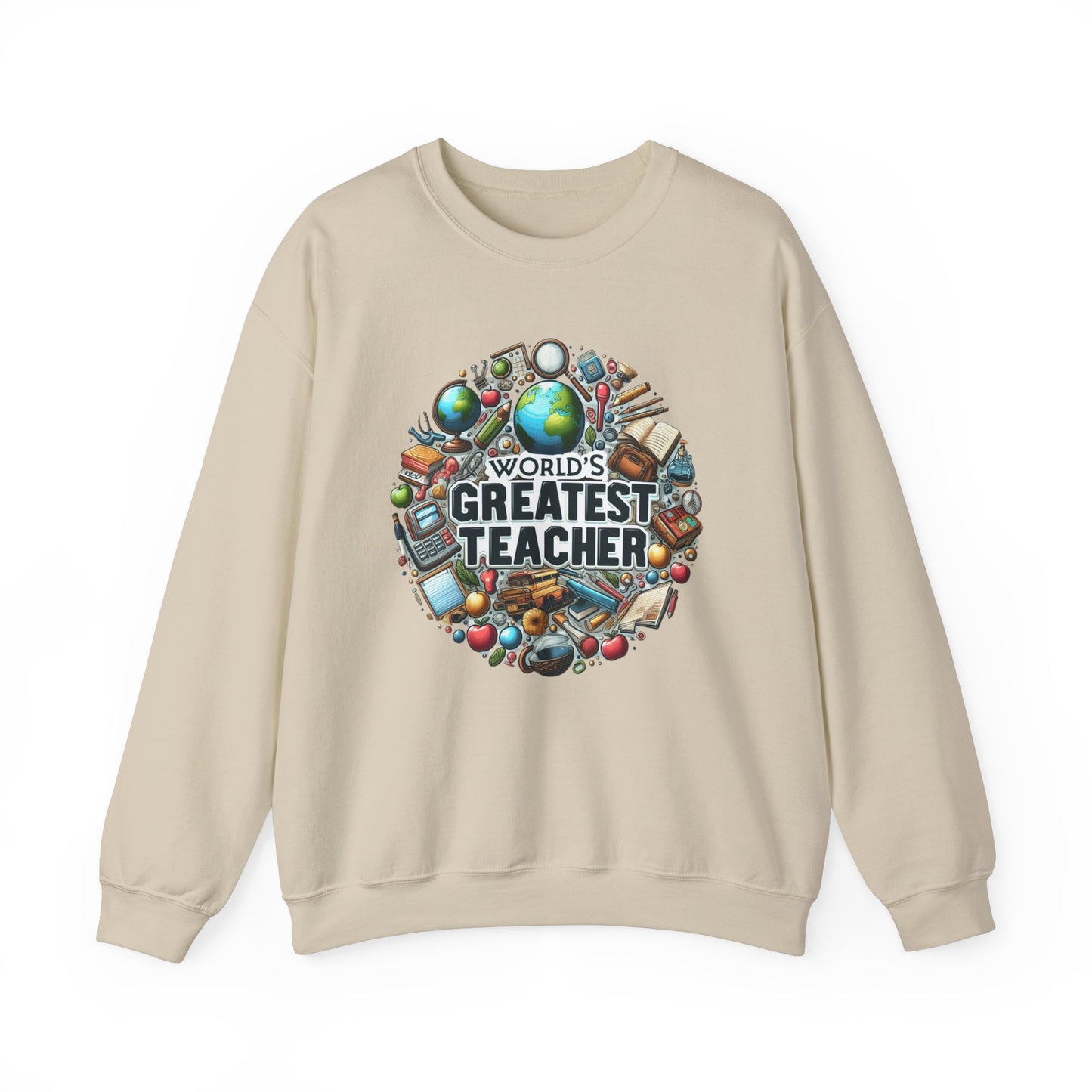 World's Greatest Teacher - Unisex Heavy Blend™ Crewneck Sweatshirt (G3)