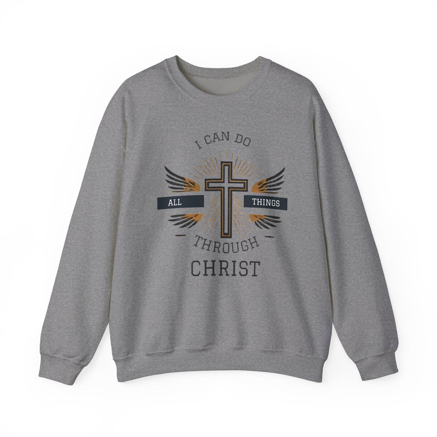 All Things Through Christ Unisex Heavy Blend™ Crewneck Sweatshirt
