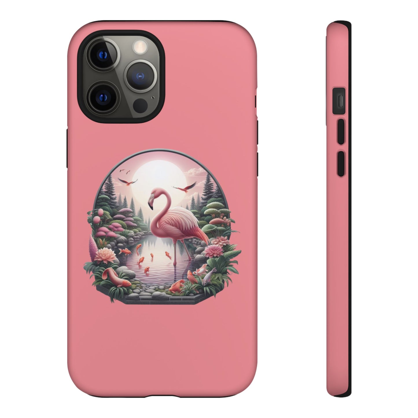 Pink Flamingo - iPhone Tough Phone Case