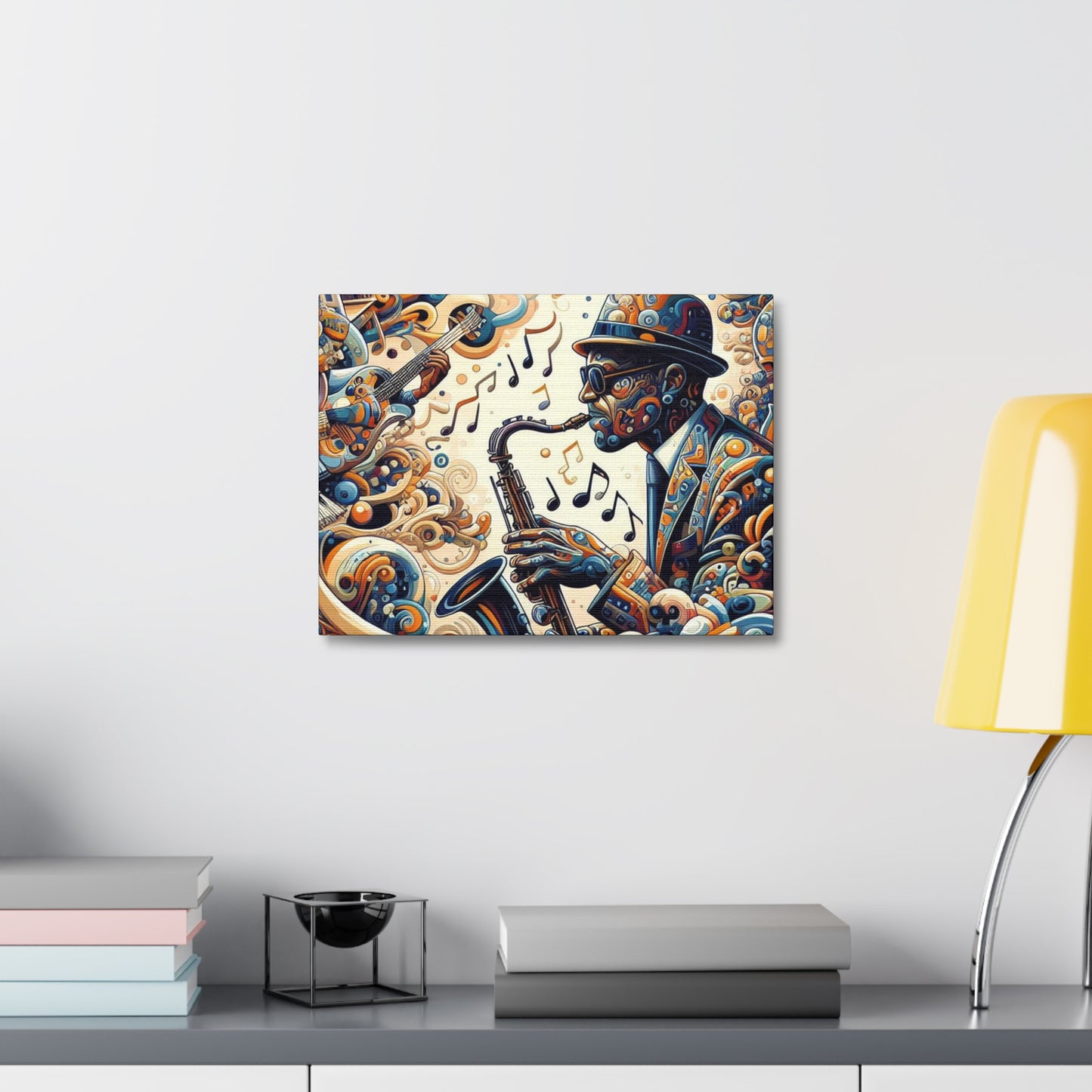 Vibing - Front and Side Printed Wall Art on Stretched Canvas