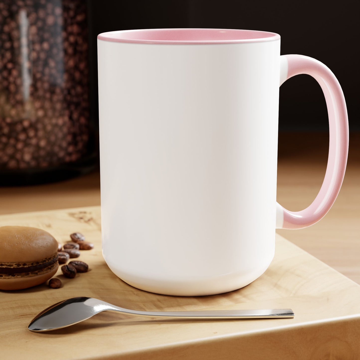World's Greatest Teacher - Two-Tone Coffee Mugs, 15oz, (LeftG1)