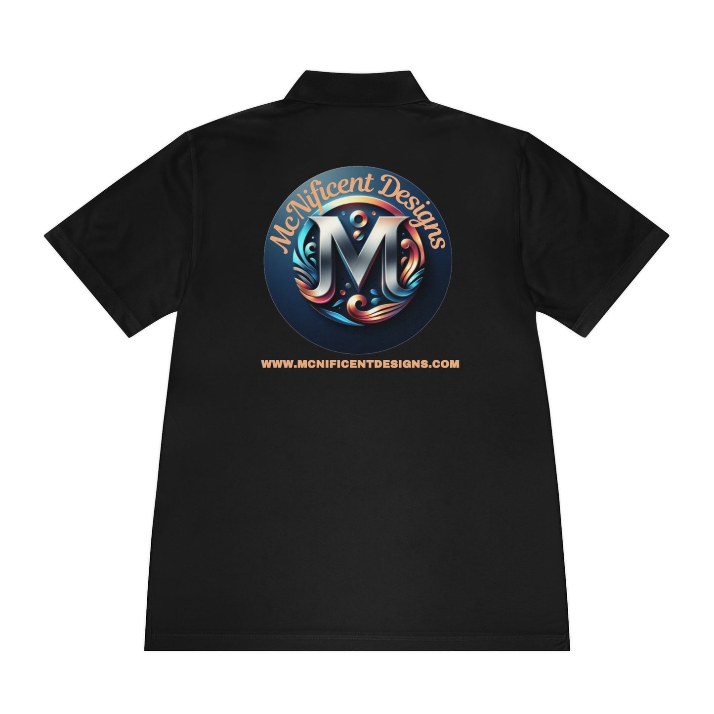 McNificent Designs Men's Sport Polo Shirt