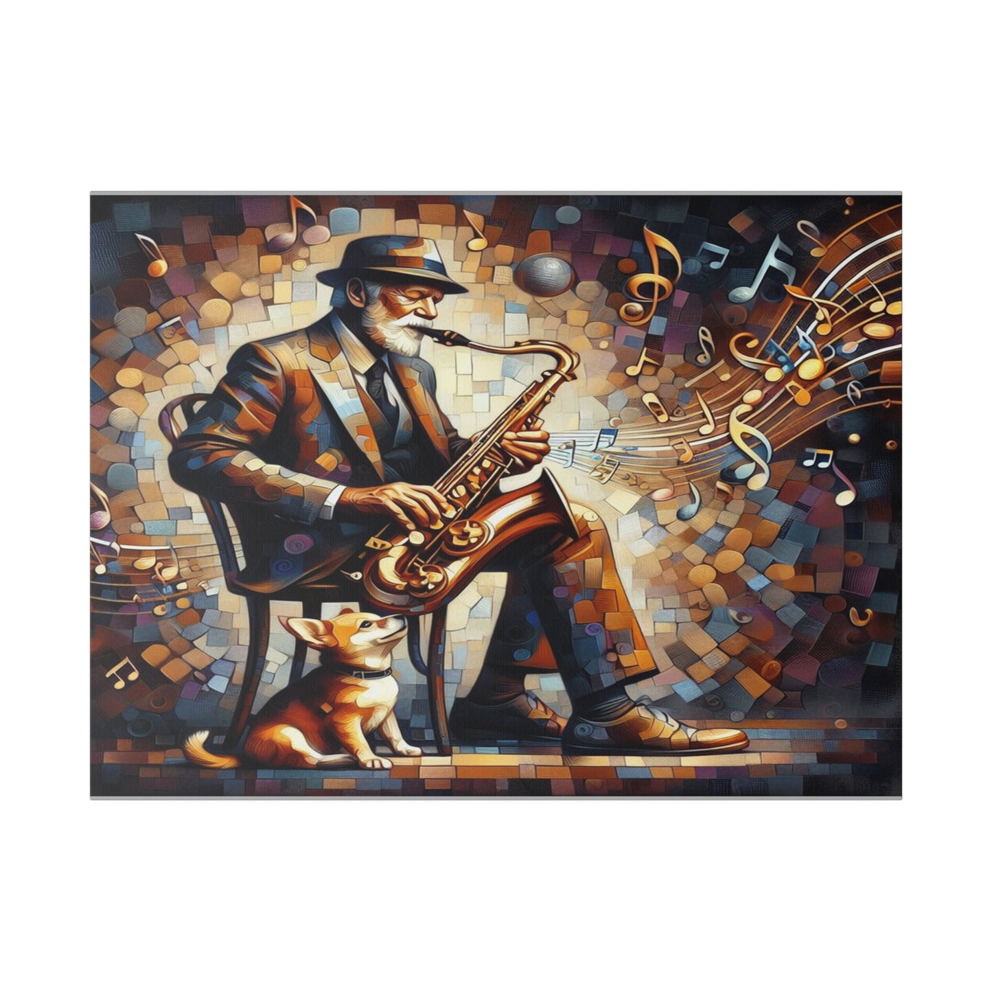 Man's Best Friend on Matte Canvas