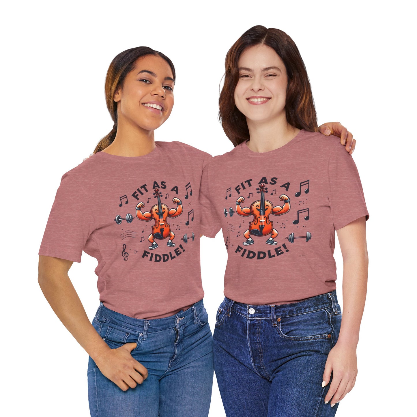 Fit As A Fiddle Unisex Jersey Short Sleeve Tee