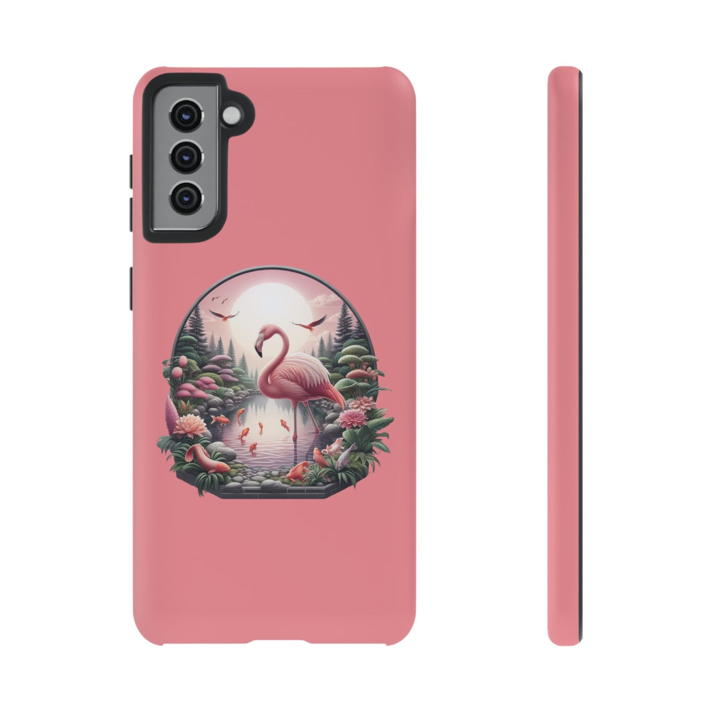 Pink Flamingo - iPhone Tough Phone Case