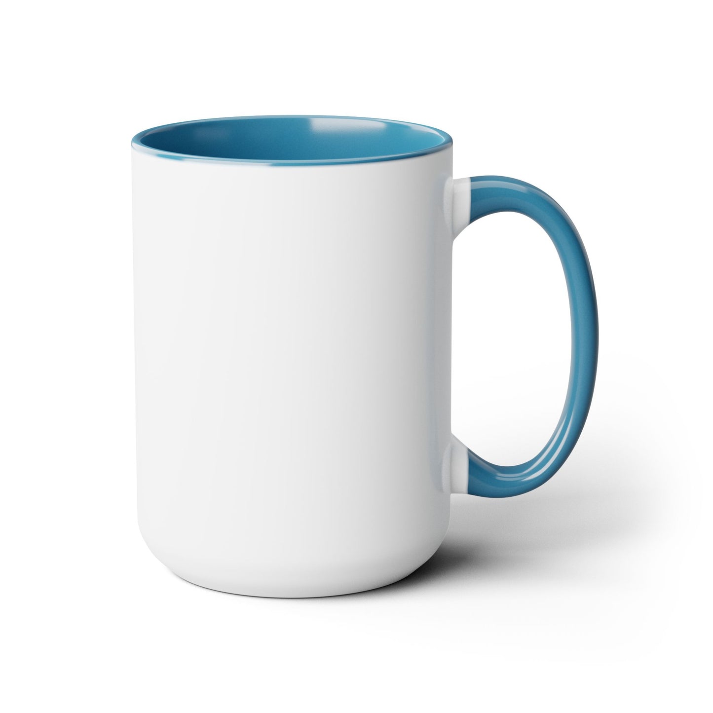 World's Greatest Teacher - Two-Tone Coffee Mugs, 15oz, (LeftG3)