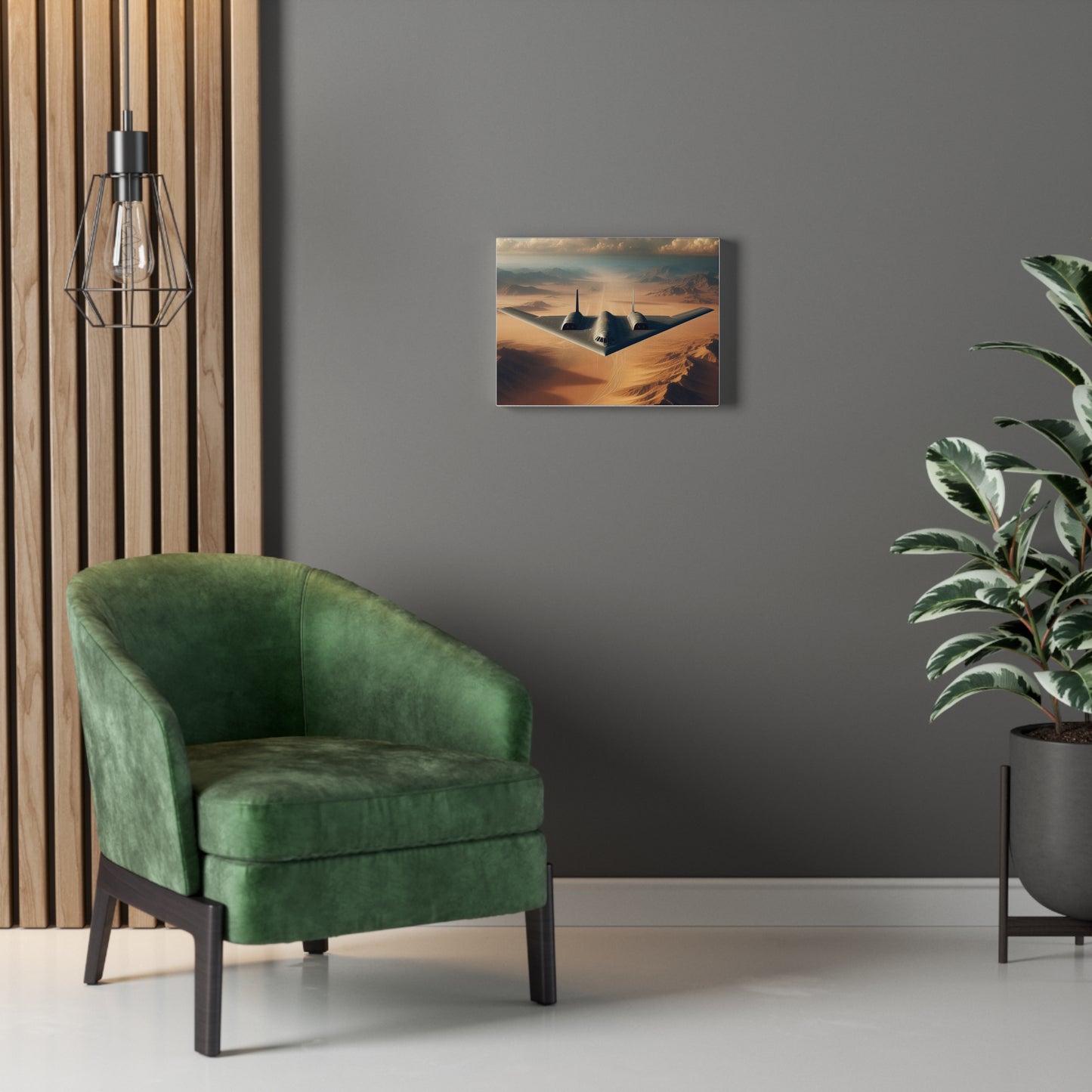 Bomber Aircraft Cruising - Wall Art on Stretched Canvas