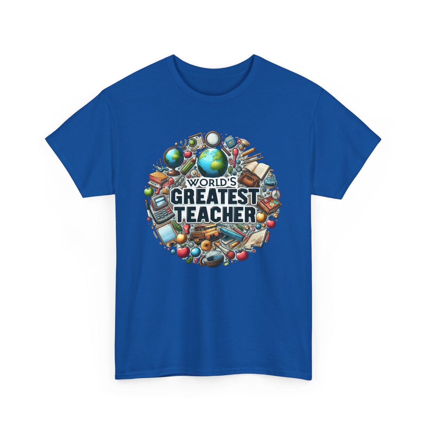 World's Greatest Teacher - Unisex Heavy Cotton Tee (G3)