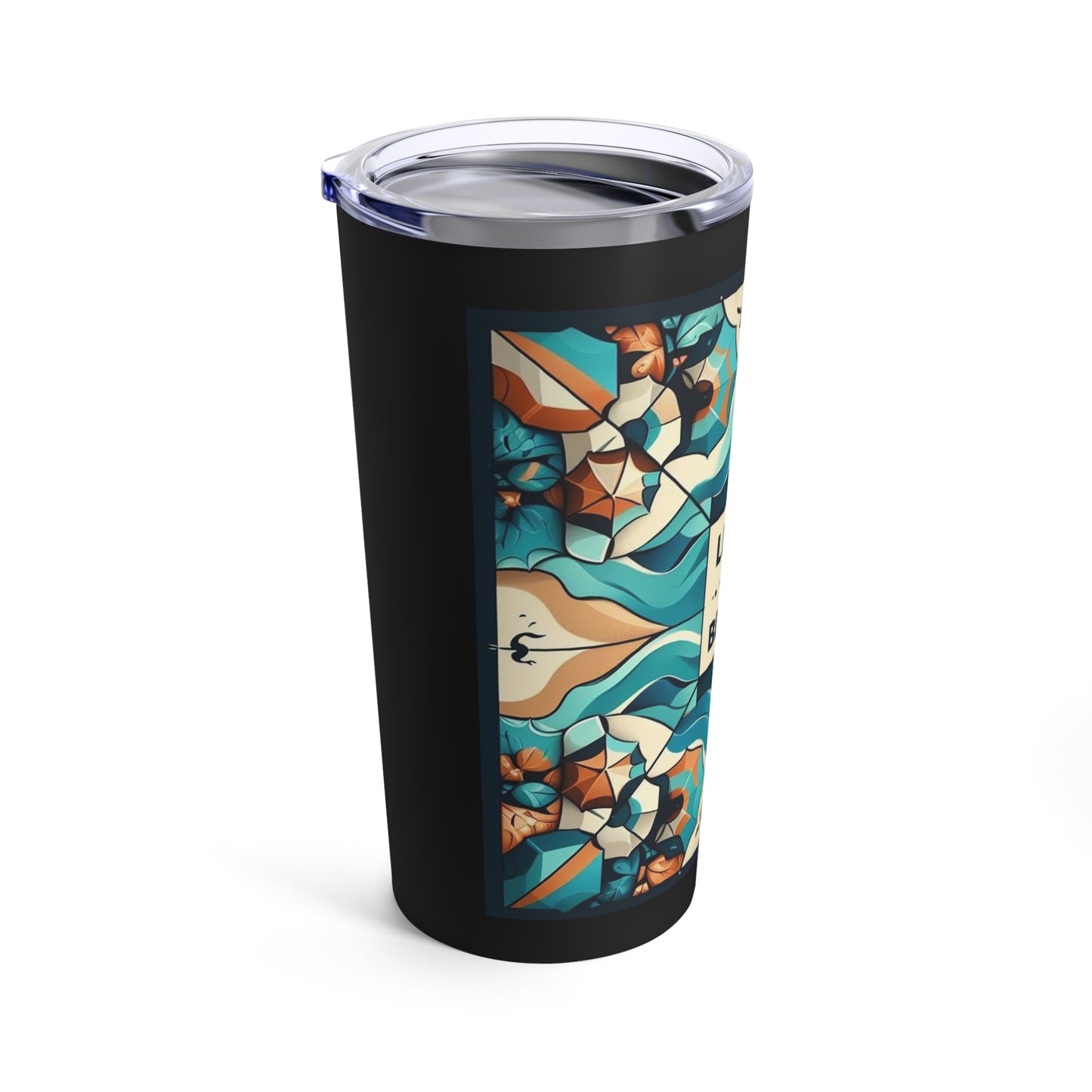 Life's A Beach - 20oz Black Accent Tumbler