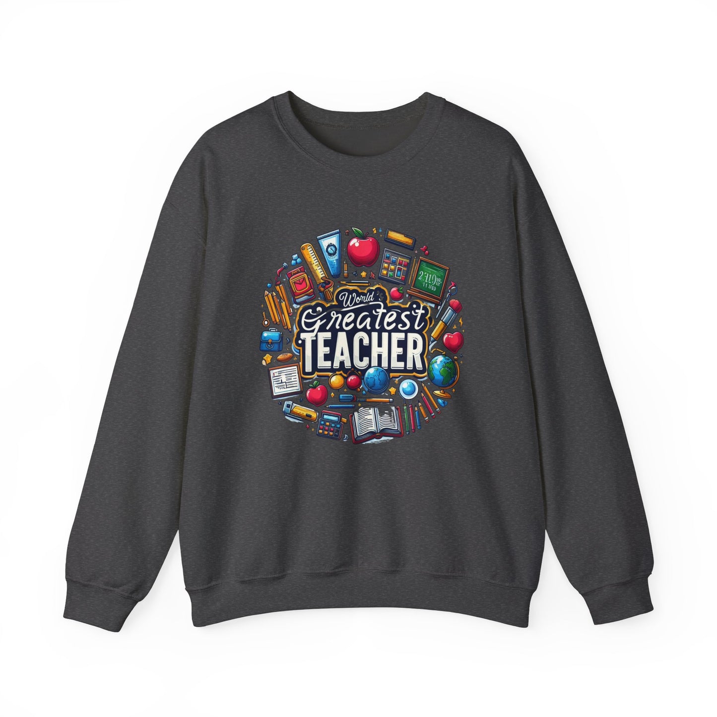 World's Greatest Teacher - Unisex Heavy Blend™ Crewneck Sweatshirt (G2)