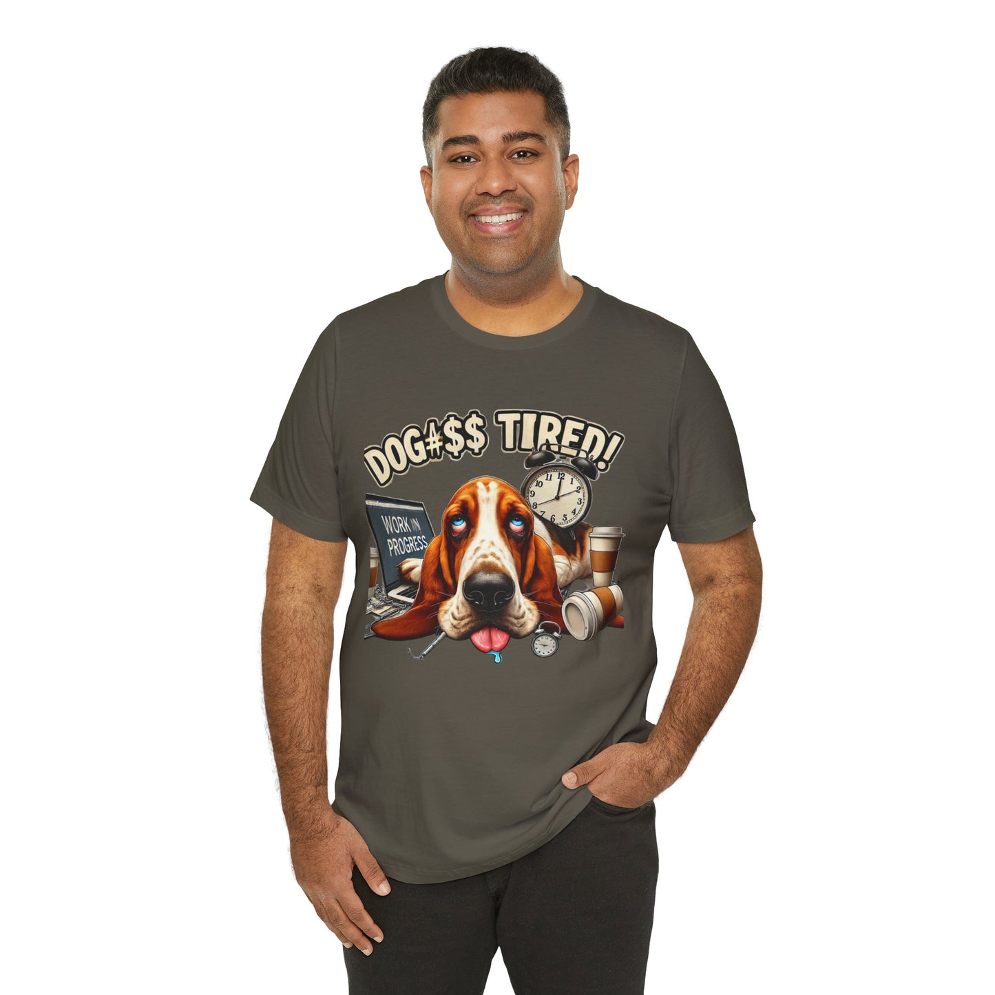 Dog#$$ Tired Unisex Jersey Short Sleeve Tee