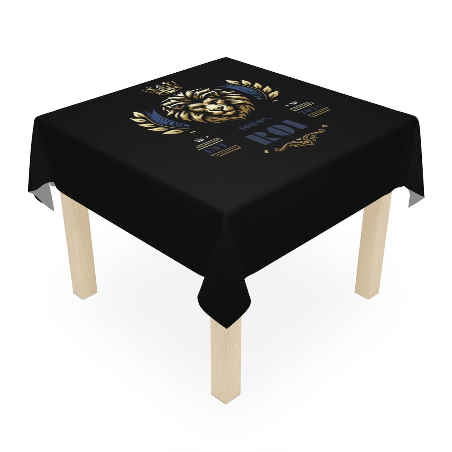 Regal Lion Tablecloth - Luxurious Dining Decor, Perfect for Home Gatherings, Party Decor, Animal Lovers, Unique Gift