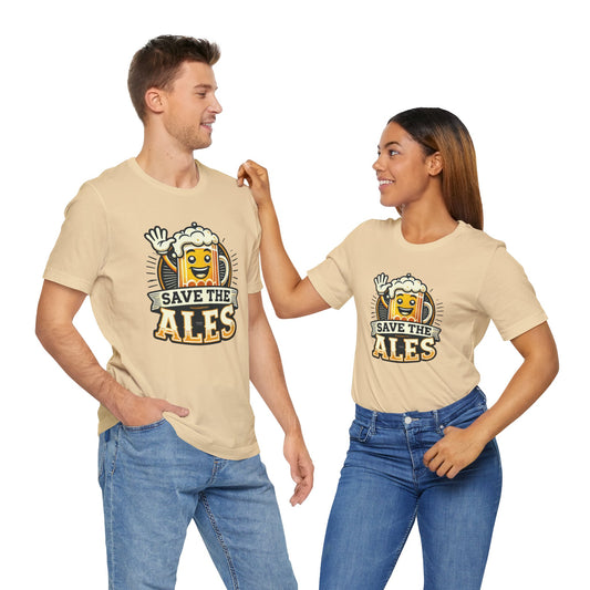 Save The Ales_V2 Unisex Jersey Short Sleeve Tee