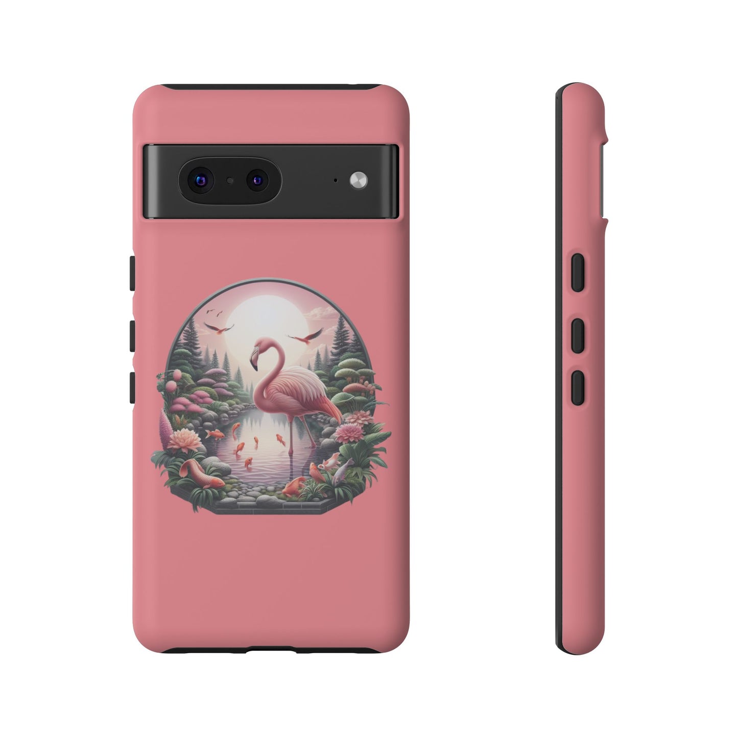 Pink Flamingo - iPhone Tough Phone Case