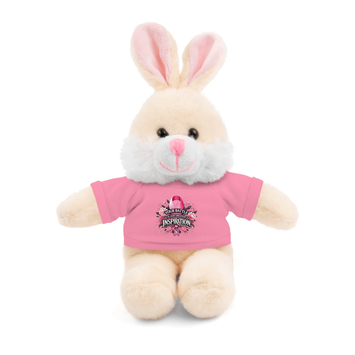 Breast Cancer Awareness Stuffed Animals with Tee