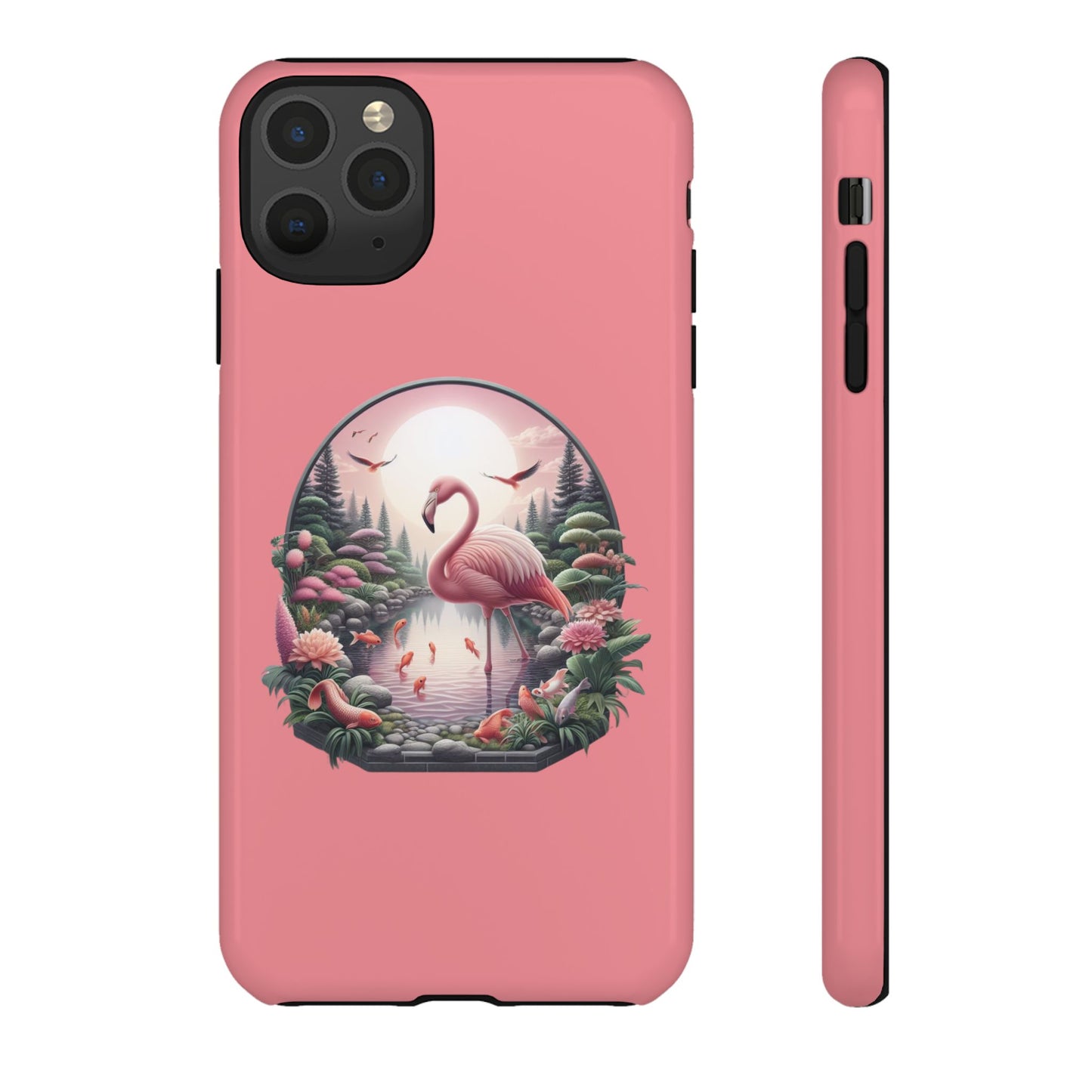 Pink Flamingo - iPhone Tough Phone Case