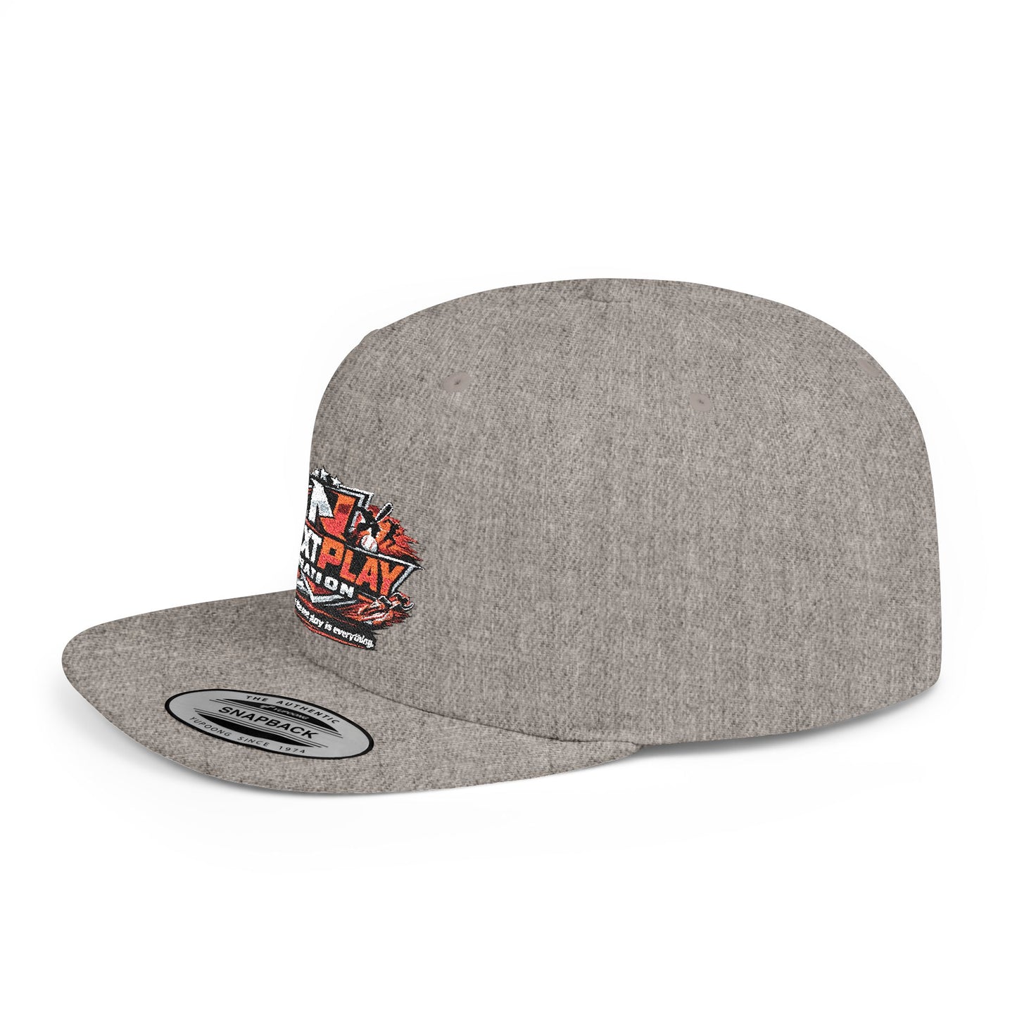 Snapback Hat — 'Next Play Nation' Flat-Bill Baseball Cap (Streetwear Gaming Logo)