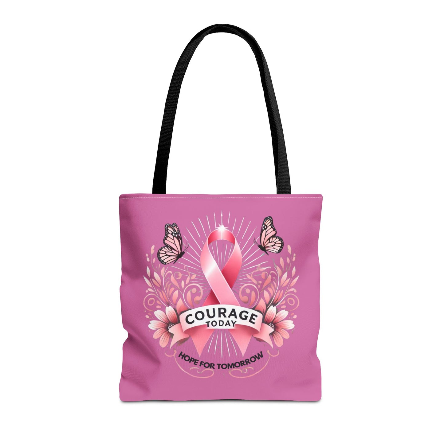 Courage Today... Breast Cancer Awareness Tote Bag