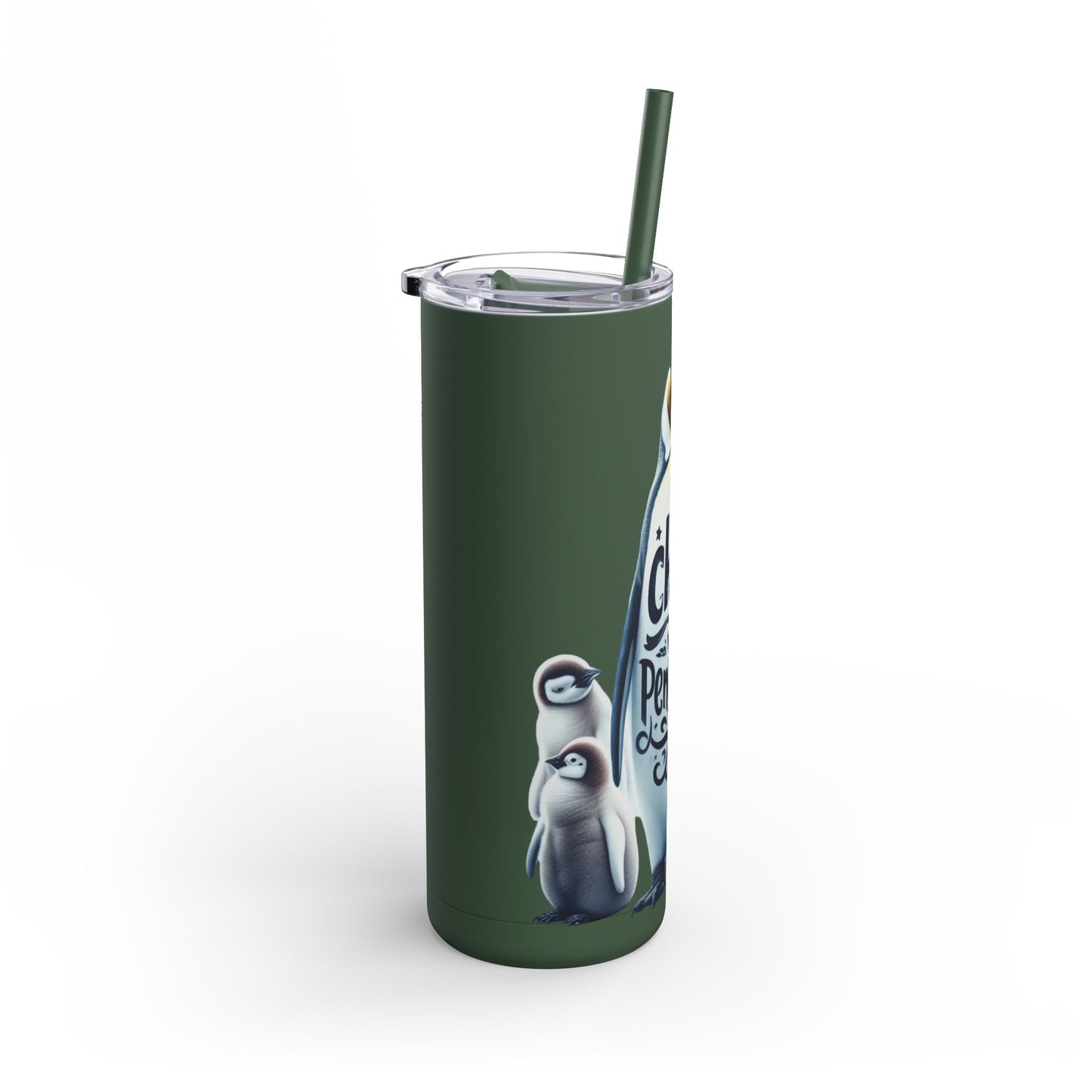 Chill With Penguins 20oz Maars Maker Skinny Matte Tumbler