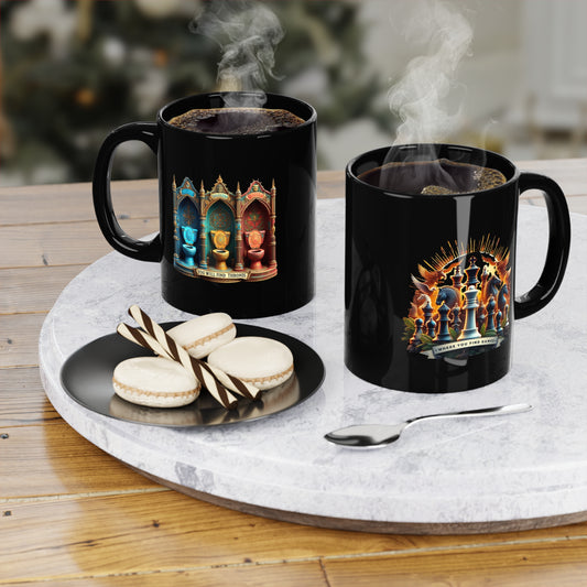 Where You Find Games, You Will Find Thrones, 11oz Black Coffee Mug