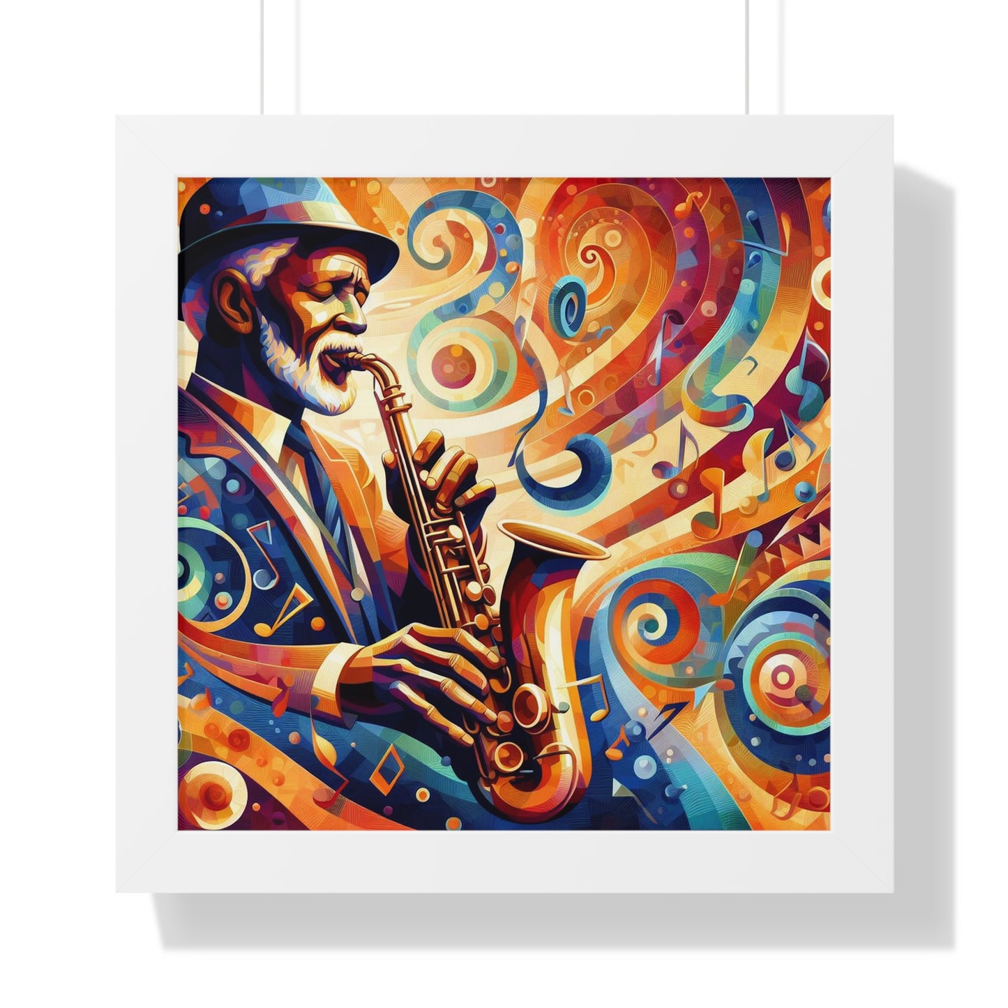 Jazz And Art Lover's Dream -  Unique Wall Art - Framed Vertical Poster