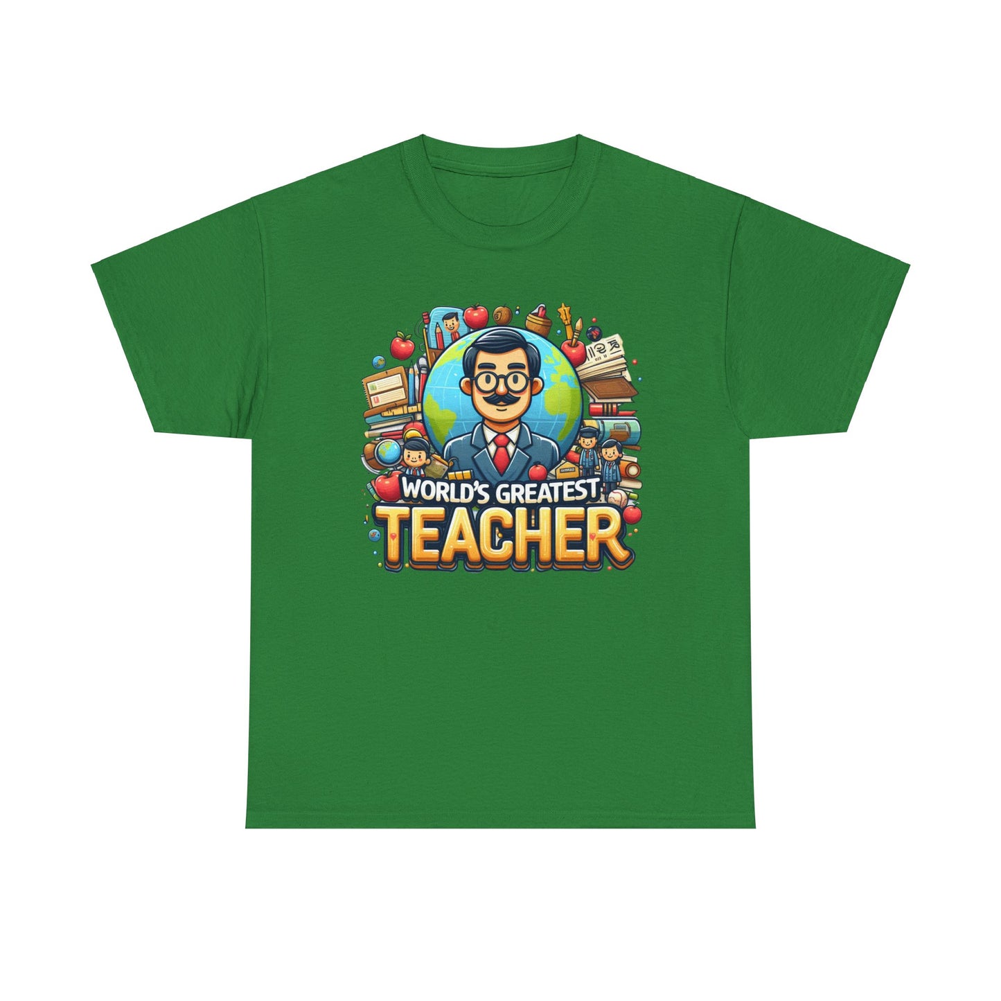 World's Greatest Teacher - Unisex Heavy Cotton Tee (G1)