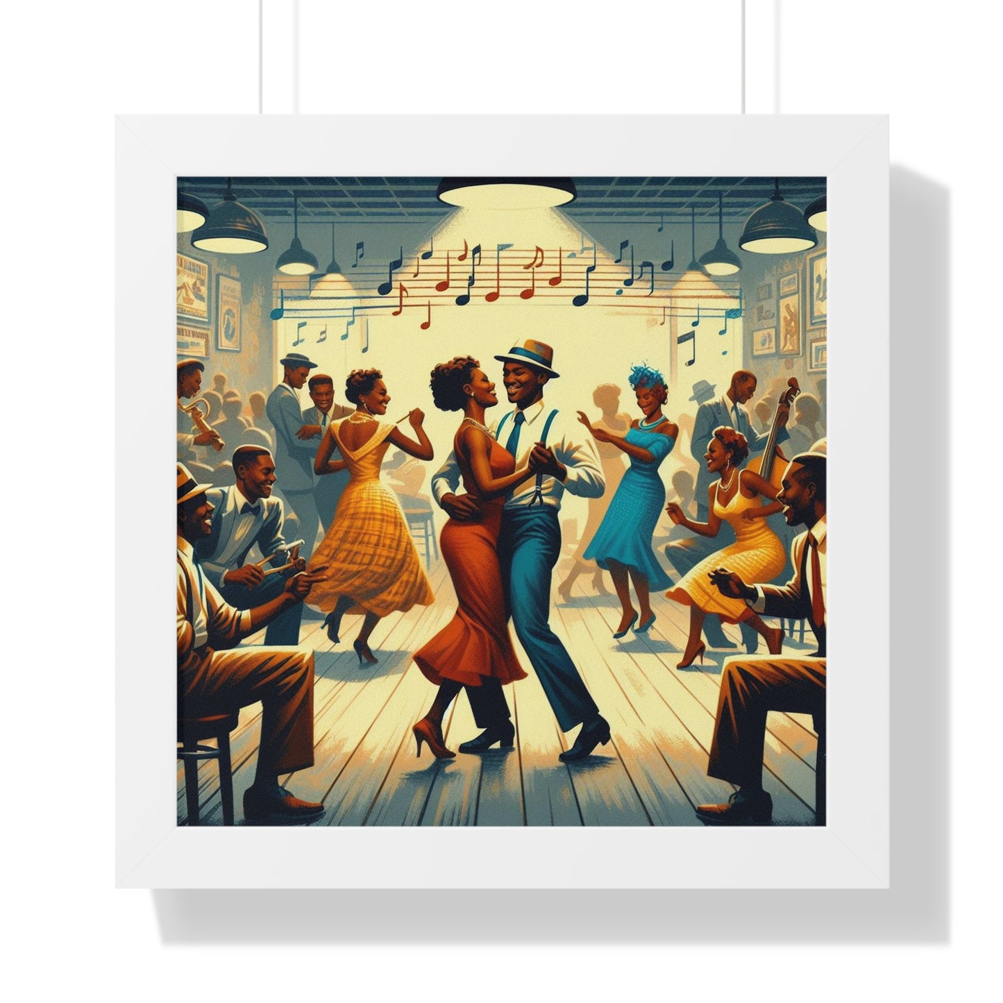 Just You And Me -  Unique Wall Art - Framed Vertical Poster