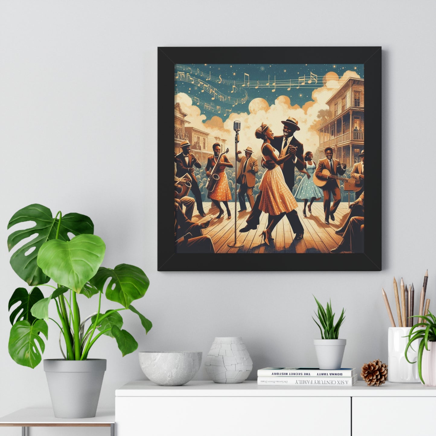In Your Loving Arms -  Unique Wall Art - Framed Vertical Poster
