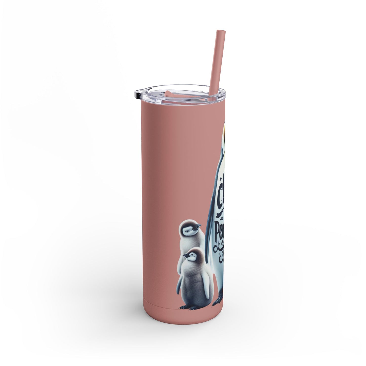 Chill With Penguins 20oz Maars Maker Skinny Matte Tumbler