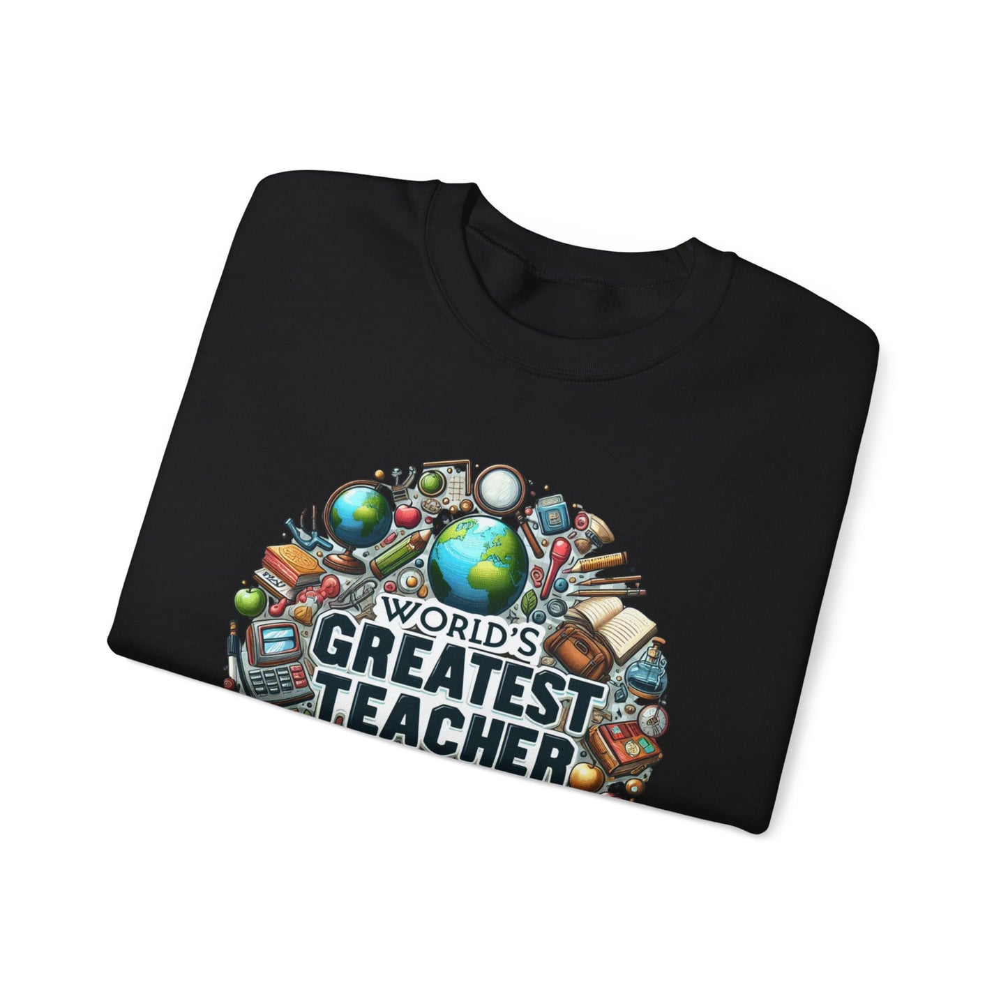 World's Greatest Teacher - Unisex Heavy Blend™ Crewneck Sweatshirt (G3)