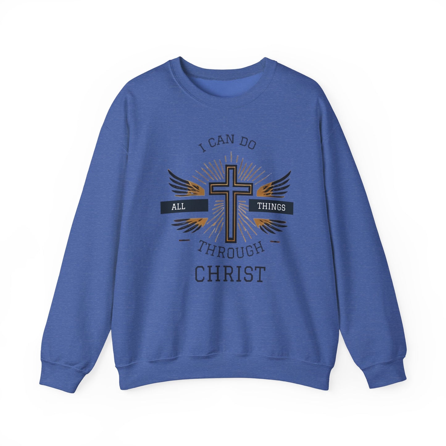 All Things Through Christ Unisex Heavy Blend™ Crewneck Sweatshirt