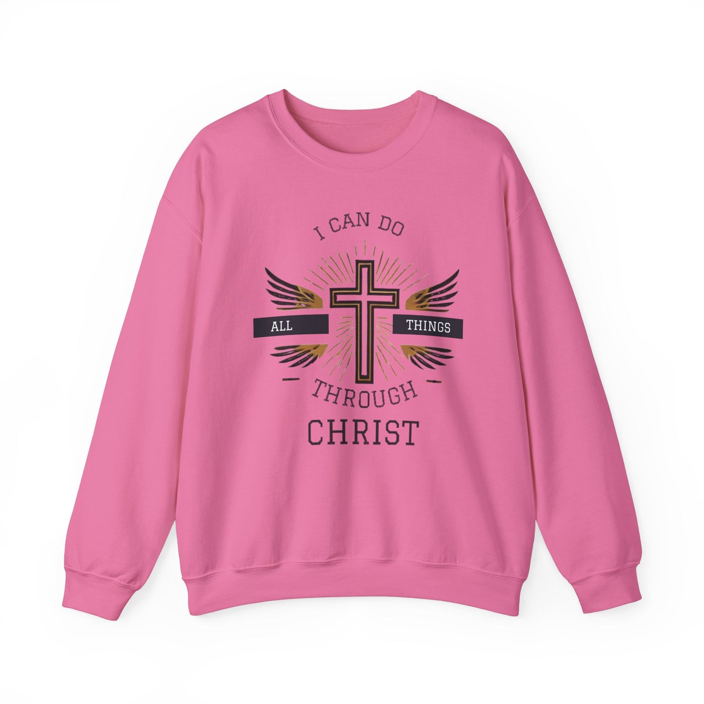 All Things Through Christ Unisex Heavy Blend™ Crewneck Sweatshirt