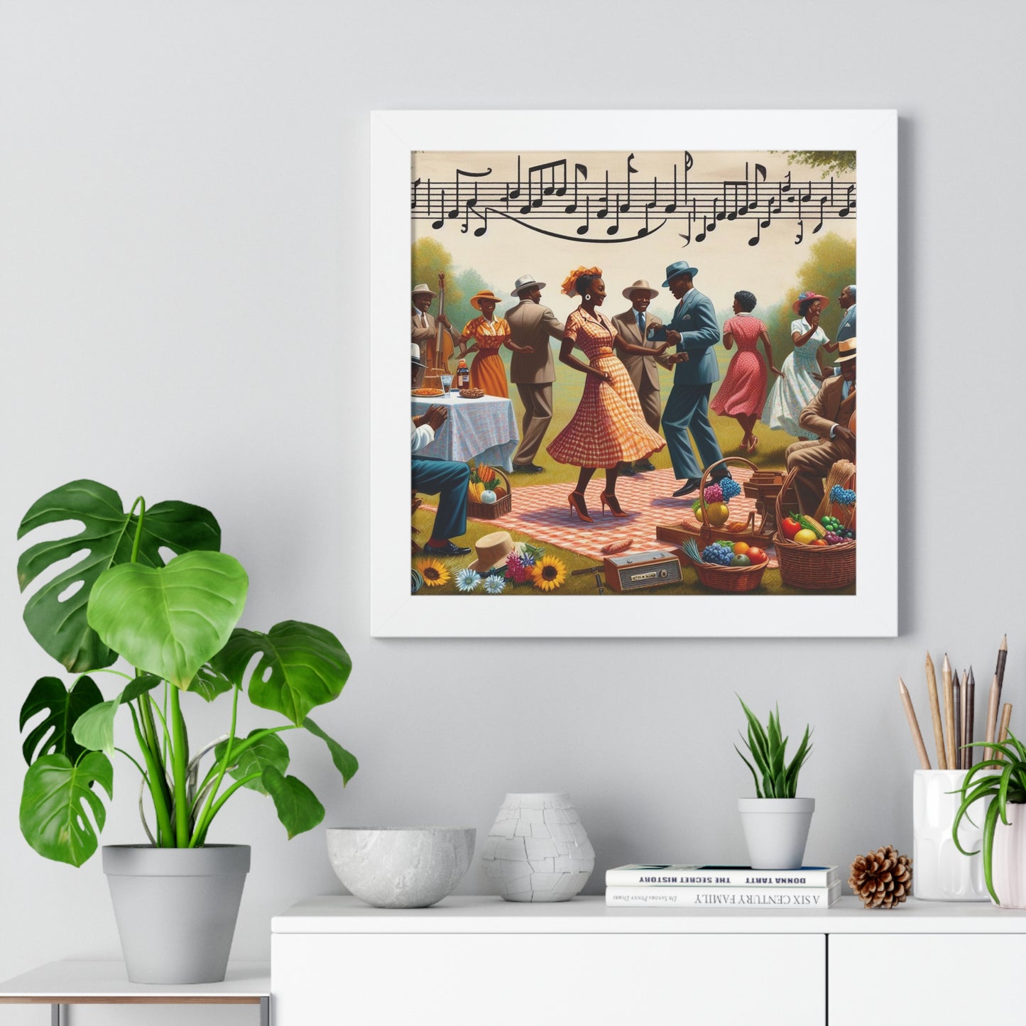 When I Move U Move -  Unique Wall Art - Framed Vertical Poster