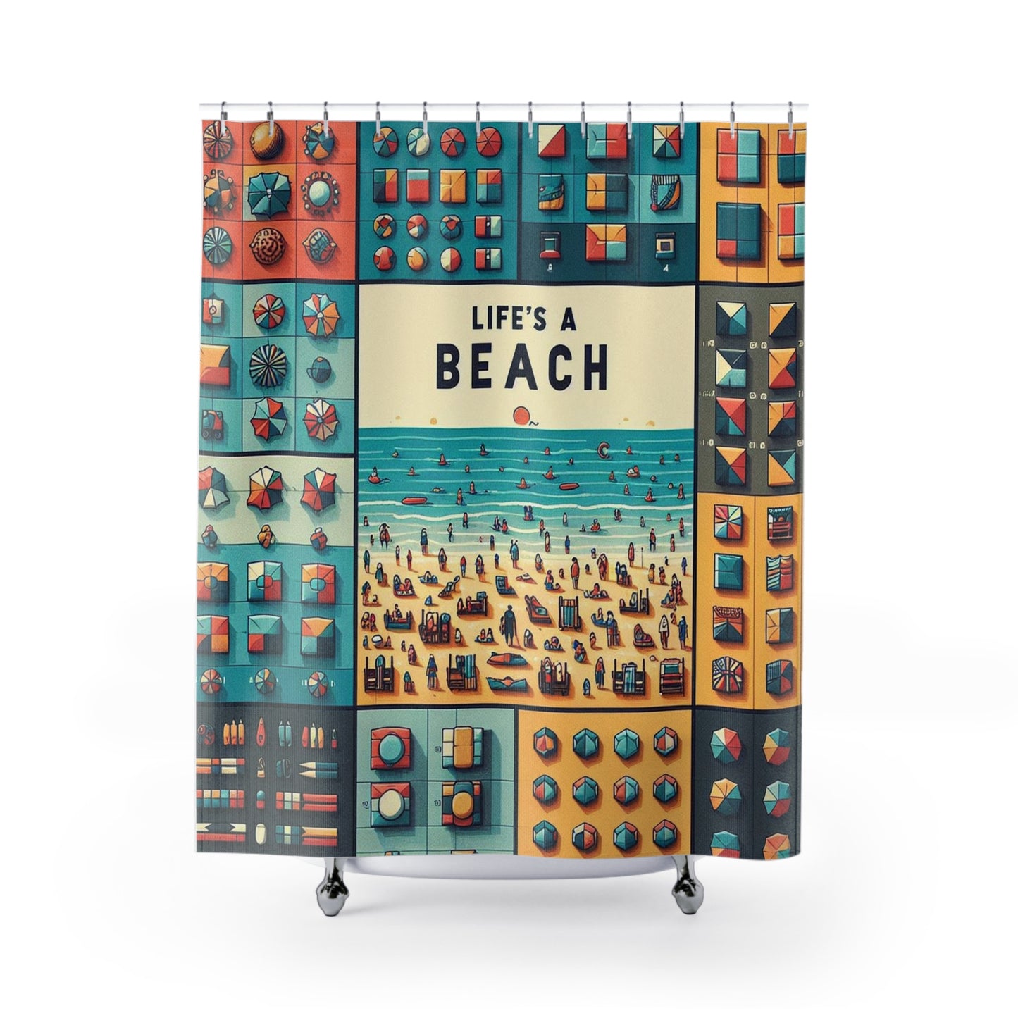 Life's A Beach Shower Curtains